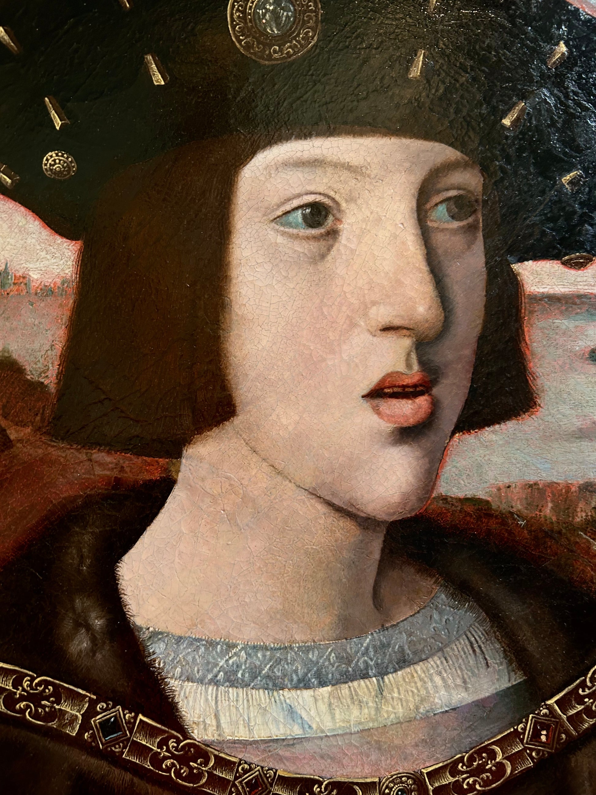 Circle of Hans Maler - Portrait of Charles V, oil on panel, 16th century - Darnley Fine Art