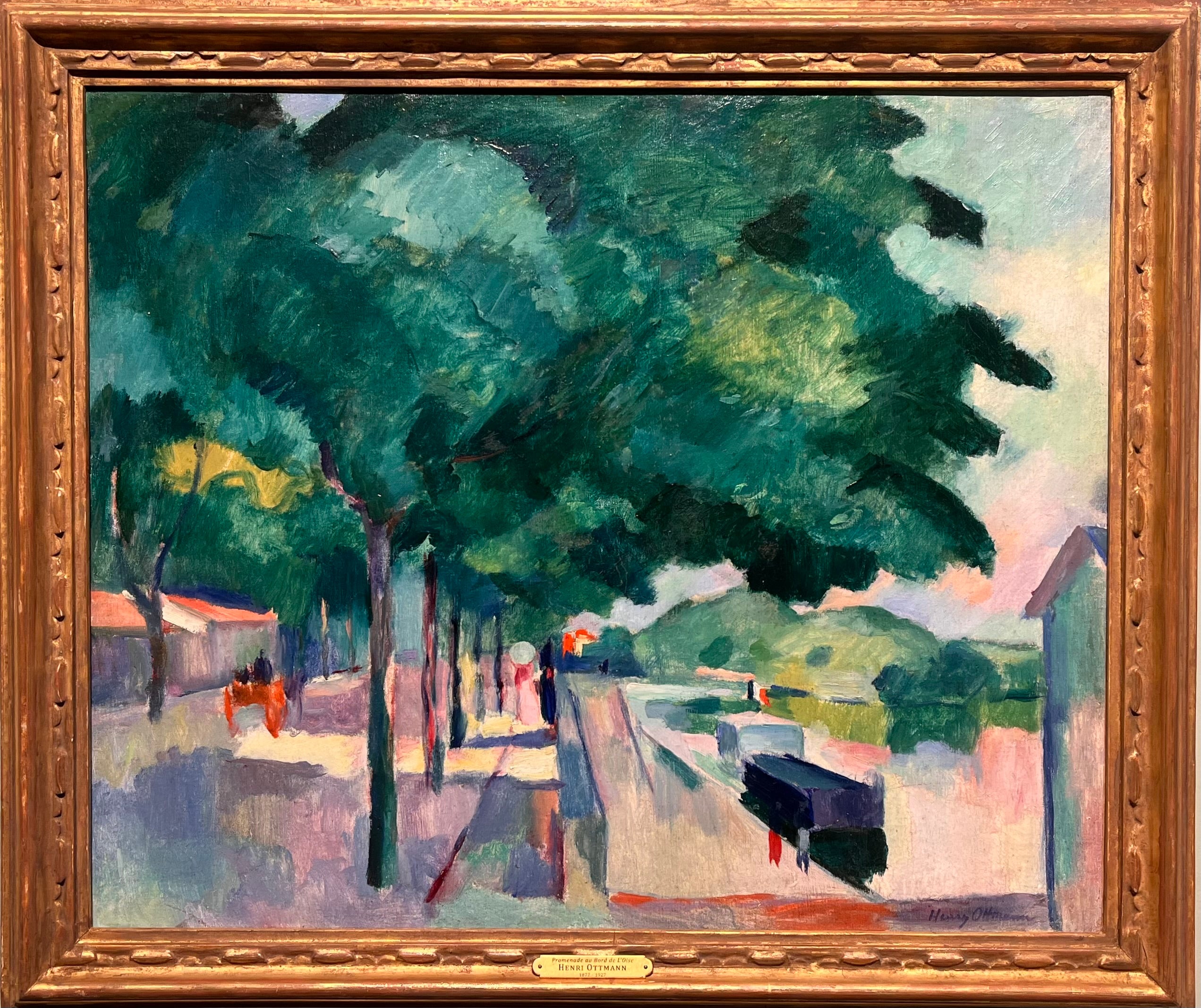 Promenade au Bord de L'Oise (Promenade on the Banks of the Oise)