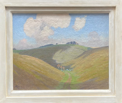 Eric Brown - Afternoon Shadows, oil on canvas, 20th century - Darnley Fine Art