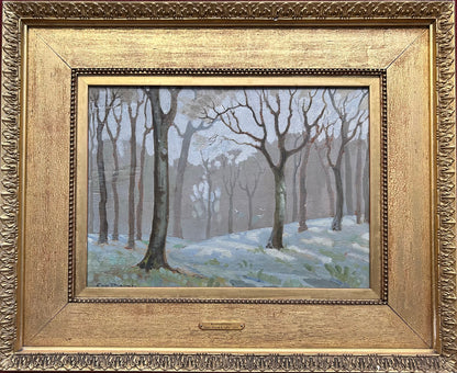 Eric Brown - Woodland Scene, oil on board, 20th century - Darnley Fine Art