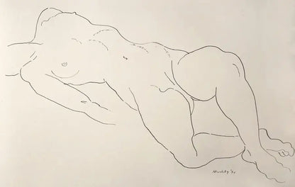 Horace Brodsky - Essence of Line, ink on paper, 20th century - Darnley Fine Art