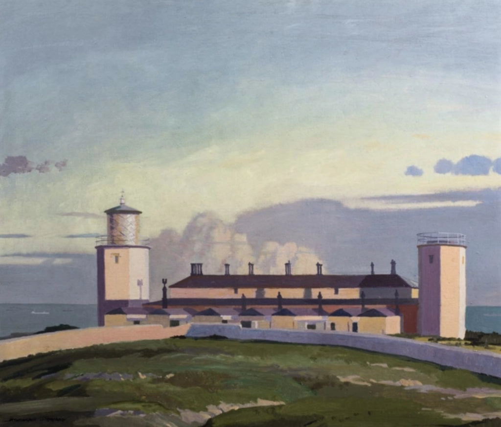 Norman Howard - Evening, the Lizard Lighthouse, oil on canvas, 20th century - Darnley Fine Art