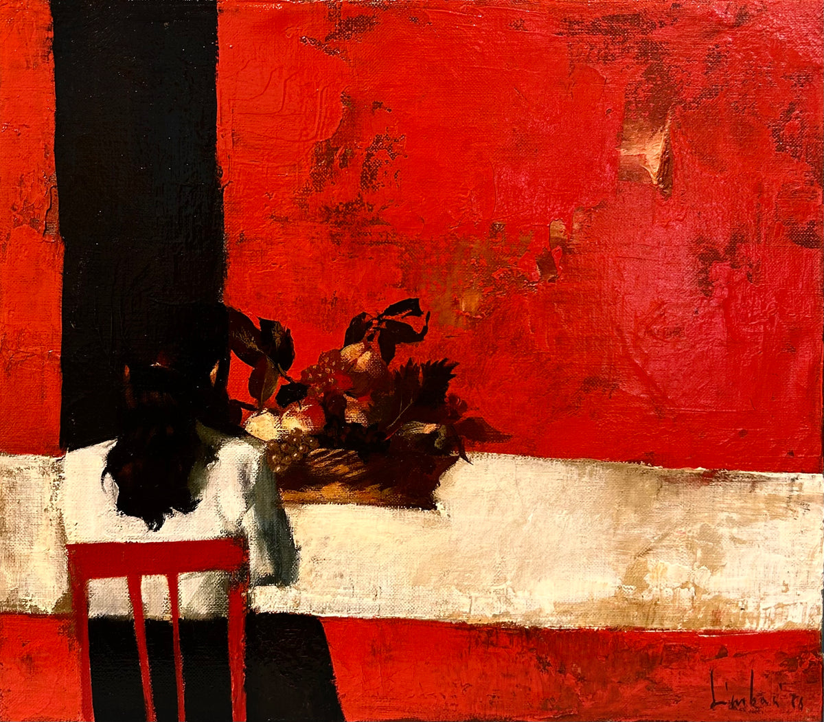 Nicola Simbari - Five O'Clock, oil on canvas, 20th century - Darnley Fine Art
