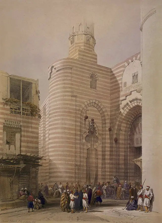 David Roberts - Gate of the Metwalis, lithograph, 19th century - Darnley Fine Art