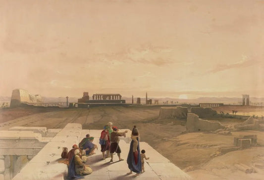 General View Of Ruins Of Karnak, From The West