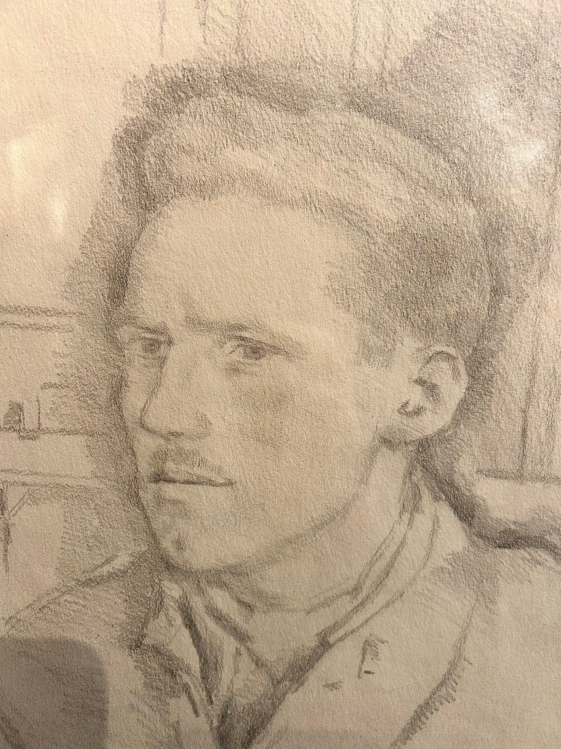 Gordon Noel Scott - Portrait of a Non Combatant Soldier, graphite on paper, 20th century - Darnley Fine Art