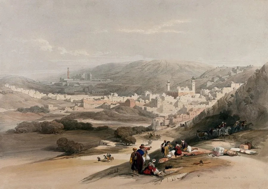 David Roberts - Hebron, lithograph, 19th century - Darnley Fine Art