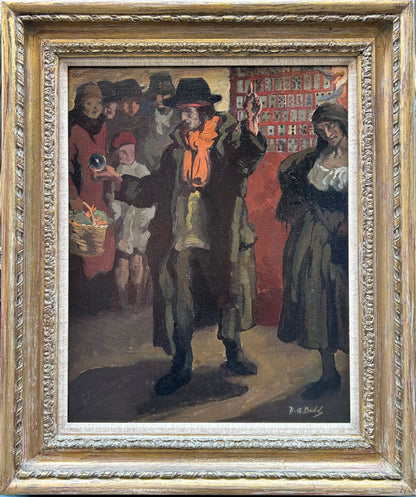 Herbert Ashwin Budd - The Fortune Teller, oil on canvas, 20th century - Darnley Fine Art