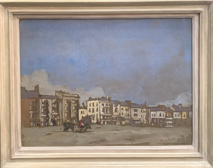Horace Mann Livens - Littlehampton, watercolour, gouache and black chalk on paper, early 20th century - Darnley Fine Art