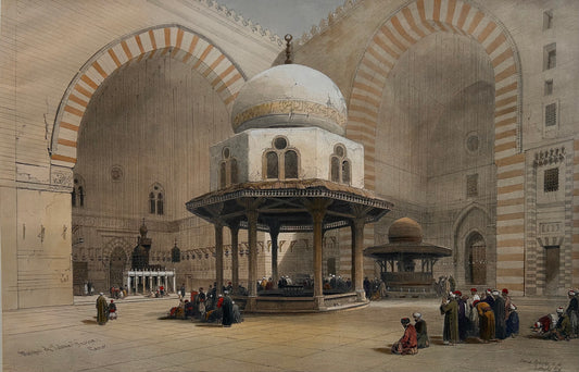 Interior Of The Mosque Of The Sultan Hassan