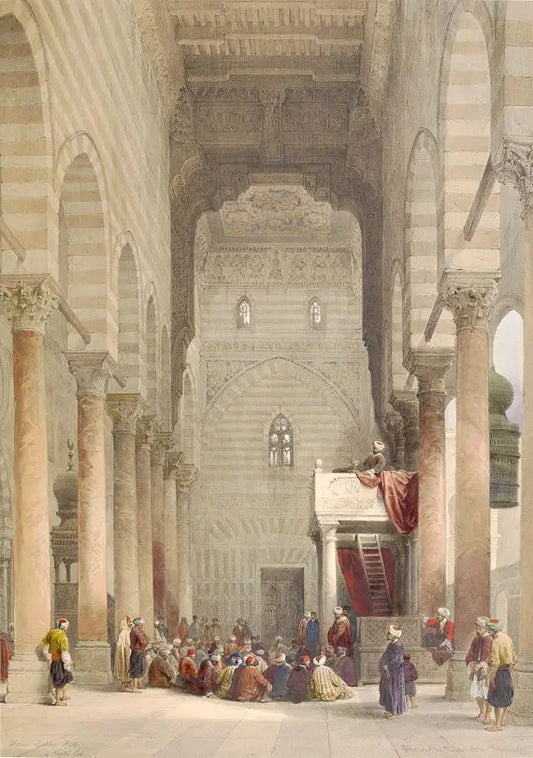 Interior Of The Mosque Of The Metwalis