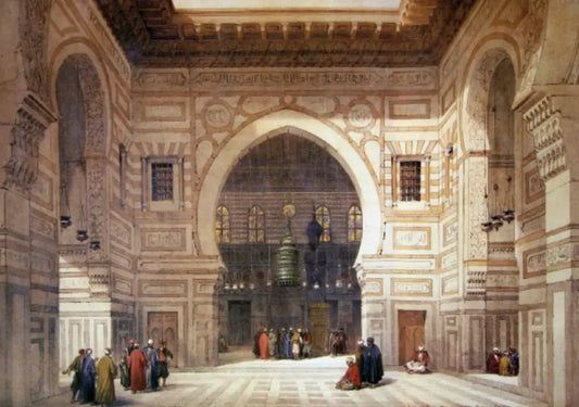 Interior of the Mosque of the Sultan El Ghoree