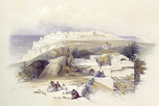 David Roberts - Jaffa looking north, lithograph, 19th century - Darnley Fine Art