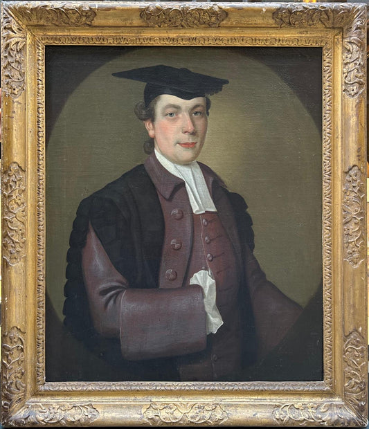 James Northcote - Portrait of a Gentleman Commoner at Oxford, oil on canvas, late 18th century - Darnley Fine Art