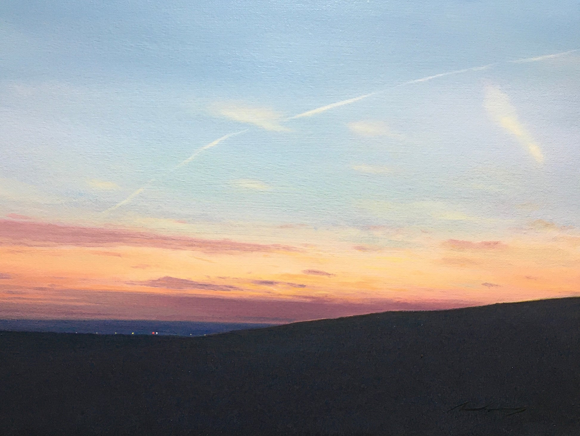 Jeremy Andrews - Glaslyn, oil on canvas, 21st century - Darnley Fine Art