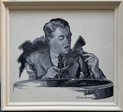 Joan Fairfax Whiteside - The First Taste, oil on board, 20th century - Darnley Fine Art