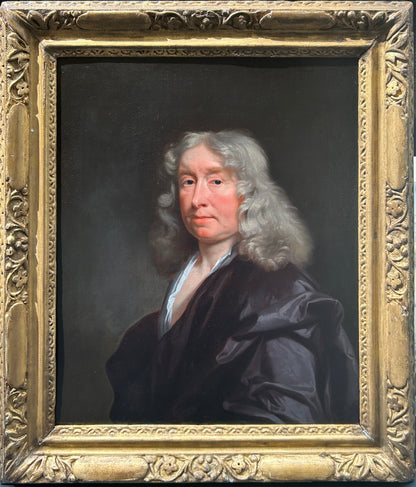 John Riley - Portrait of William Chiffinch, 17th century, oil on canvas - Darnley Fine Art