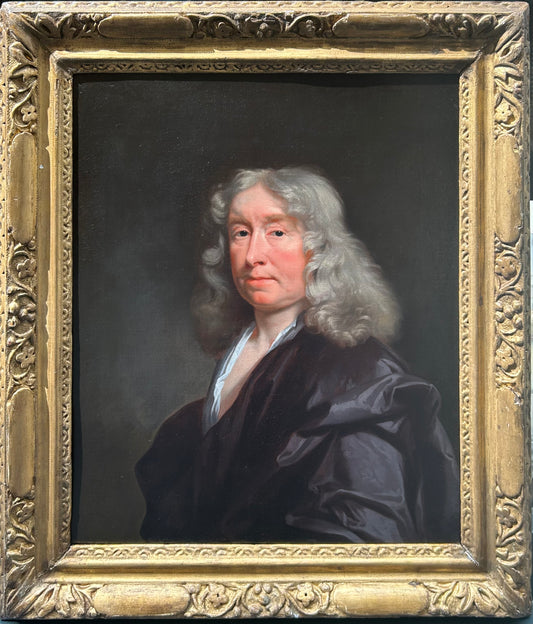John Riley - Portrait of William Chiffinch, 17th century, oil on canvas - Darnley Fine Art