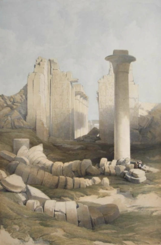 David Roberts - Karnak, lithograph, 19th century - Darnley Fine Art