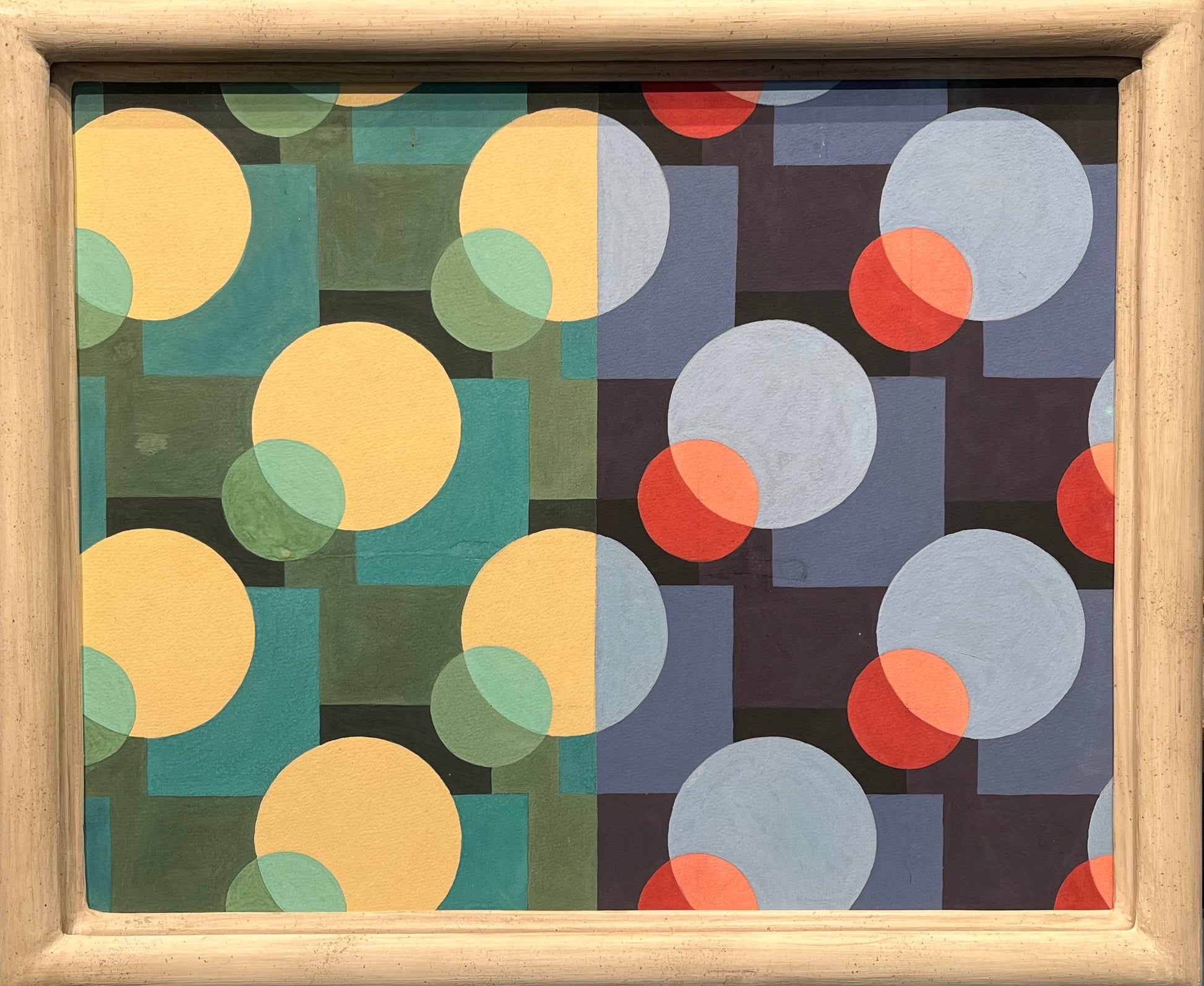 Kenneth Hough - Circles, watercolour on paper, 20th century - Darnley Fine Art