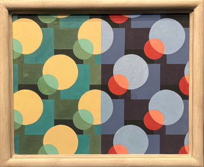 Kenneth Hough - Circles, watercolour on paper, 20th century - Darnley Fine Art