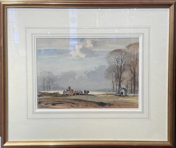 Rowland Hilder - Kent Landscape, watercolour and ink on paper, 20th century - Darnley Fine Art