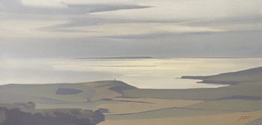 James Fry - Kimmeridge Bay, oil on canvas, 20th century - Darnley Fine Art