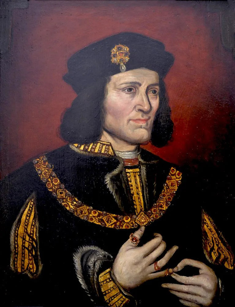 English School - King Richard III, oil on oak panel, 16th century - Darnley Fine Art