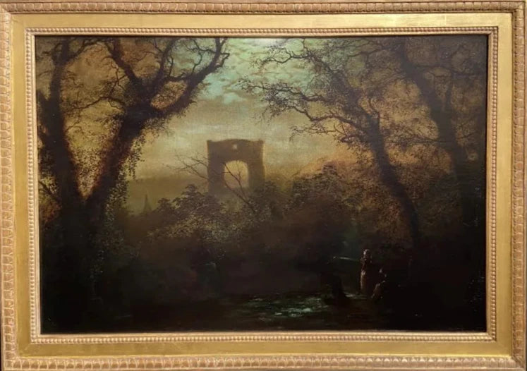 William Henry James Boot - Kirkstall Abbey, oil on canvas, late 19th century - Darnley Fine Art
