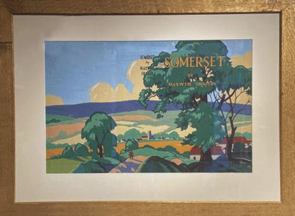 Leonard Cusden - Somerset, gouache, early 20th century - Darnley Fine Art