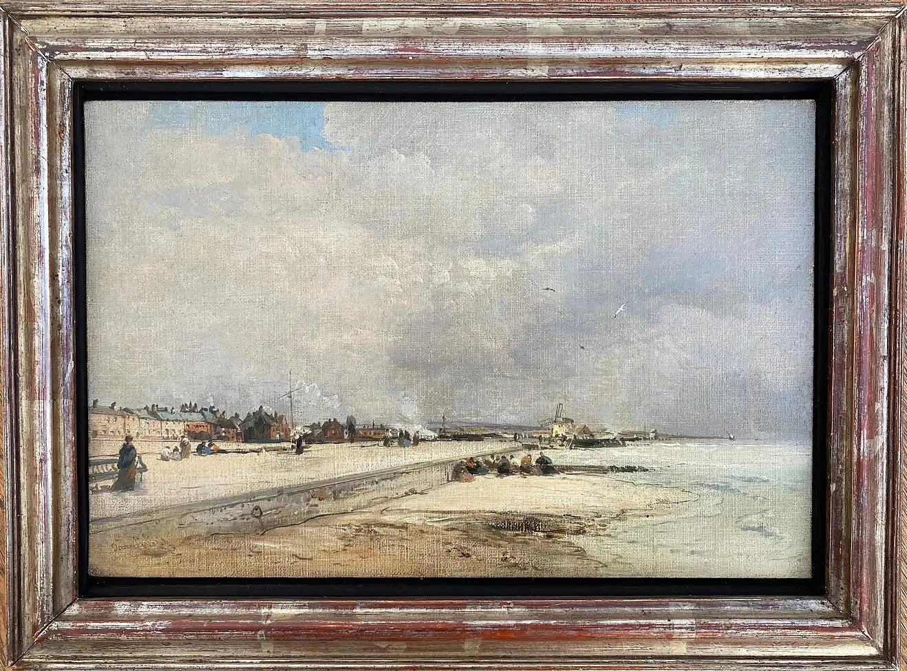 James Webb - Littlehampton, Sussex, oil on board, 19th century - Darnley Fine Art