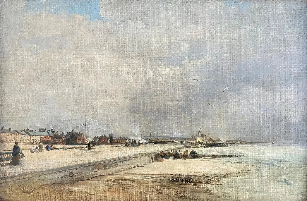 James Webb - Littlehampton, Sussex, oil on board, 19th century - Darnley Fine Art