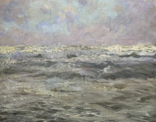 Frank Lewis Emanuel - Open Seas, oil on board, late 19th/20th century - Darnley Fine Art