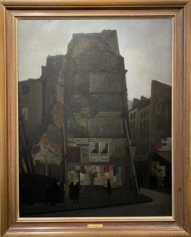 Sir Herbert James Gunn - Paris, oil on canvas, early 20th century - Darnley Fine Art