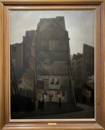 Sir Herbert James Gunn - Paris, oil on canvas, early 20th century - Darnley Fine Art