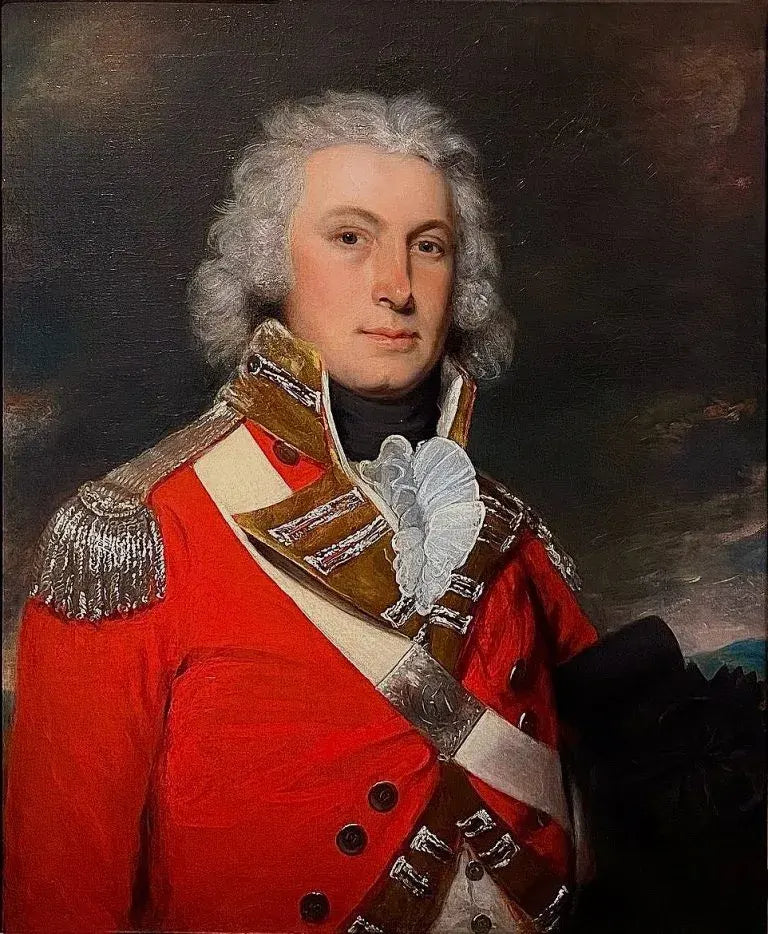 William Beechey - Portrait of an Officer of the 67th Foot (South Hampshire) Regiment, oil on canvas, late 18th century - Darnley Fine Art