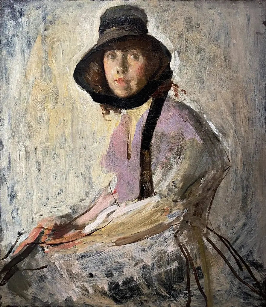 Portrait of a Lady in a Black Bonnet