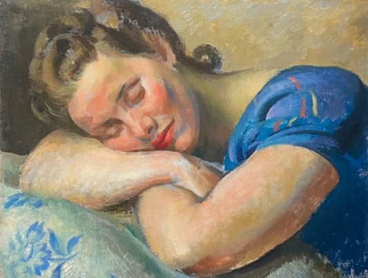 Portrait of a Sleeping Woman