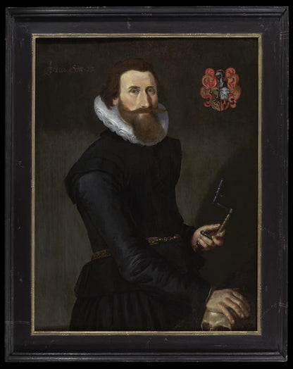 Habsburg School - Portrait of a Trepanning Surgeon, oil on oak panel, early 17th century - Darnley Fine Art