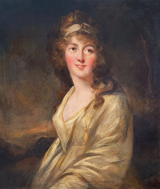 John Westbrooke Chandler - Portrait of a Lady, oil on canvas, 18th century - Darnley Fine Art