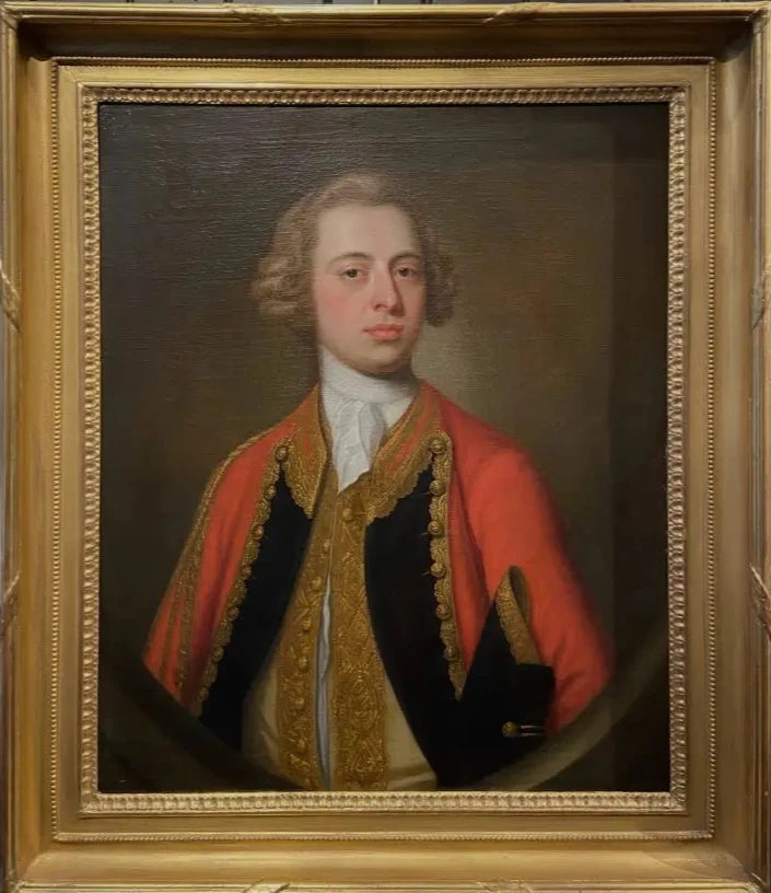 James Fellowes - Portrait of William Henry Kerr, Earl of Ancram, 4th Marquess of Lothian, oil on canvas, mid 18th century - Darnley Fine Art