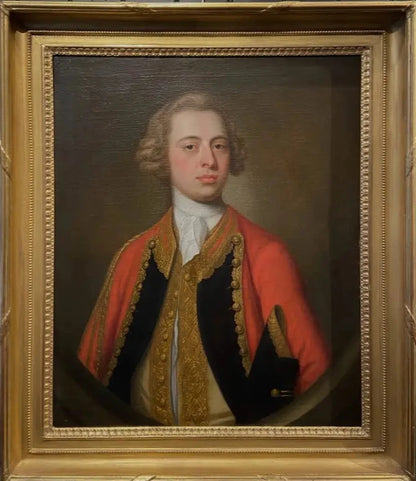 James Fellowes - Portrait of William Henry Kerr, Earl of Ancram, 4th Marquess of Lothian, oil on canvas, mid 18th century - Darnley Fine Art