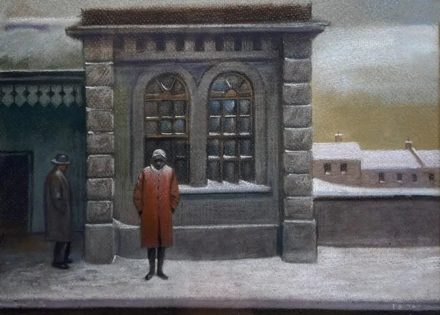Peter Gardner - Queen's Road, pastel on paper, 20th century - Darnley Fine Art