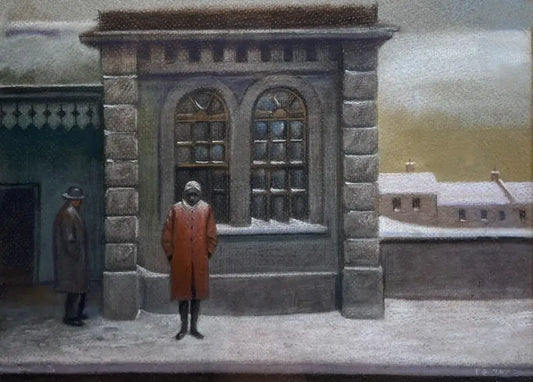 Peter Gardner - Queen's Road, pastel on paper, 20th century - Darnley Fine Art