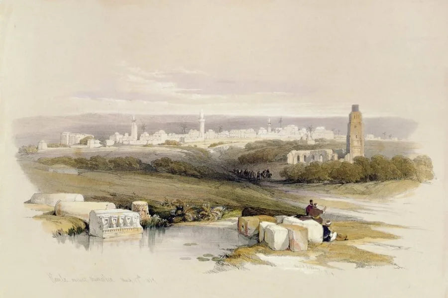 David Roberts - Ramla, lithograph, 19th century - Darnley Fine Art