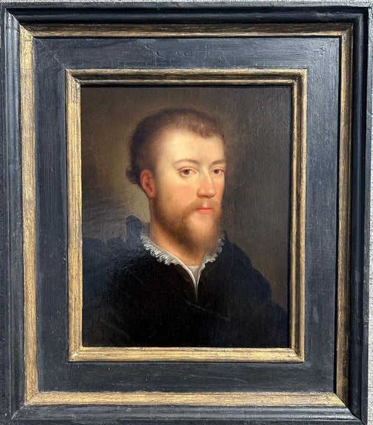 Remigius van Leemput - Portrait of Nicholas Poyntz, oil on oak panel, 17th century - Darnley Fine Art