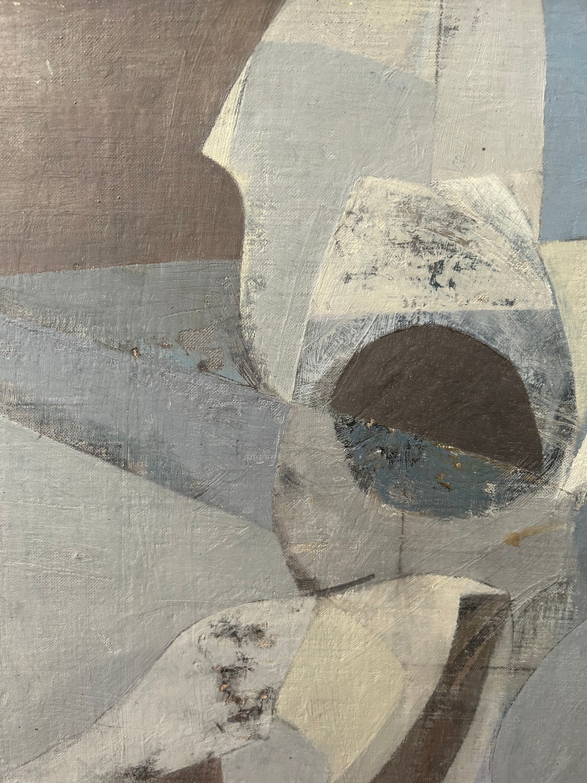 Rob Shepherd - Still Life with Sheep Skull, oil on canvas, late 20th century - Darnley Fine Art