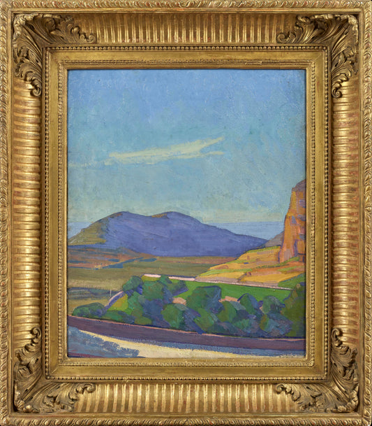 Robert Deborne - Route de Montagne, oil on canvas, 20th century - Darnley Fine Art