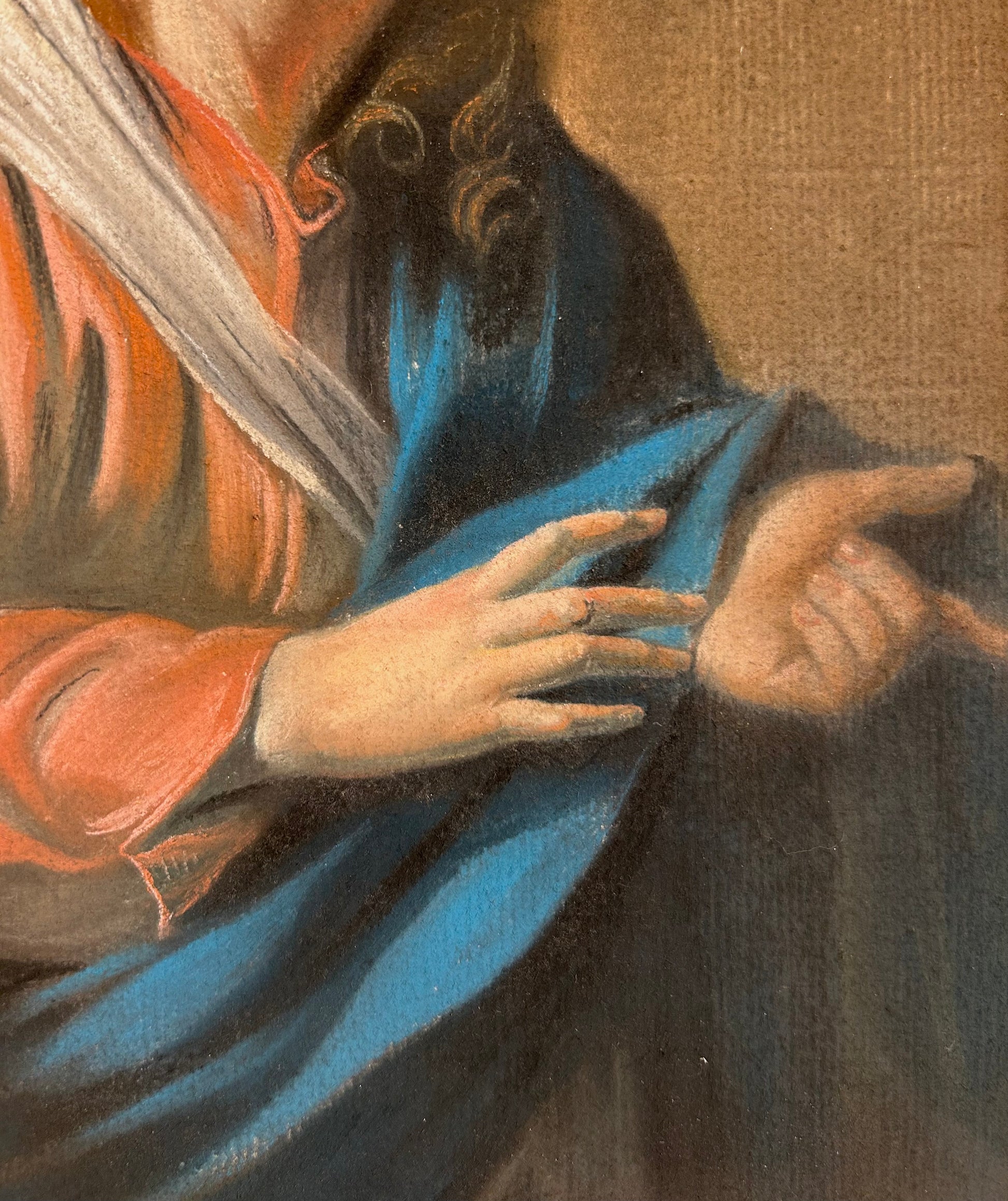 Robert Edge Pine - The Callings of St Andrew and St Peter, chalk on paper, 18th century - Darnley Fine Art