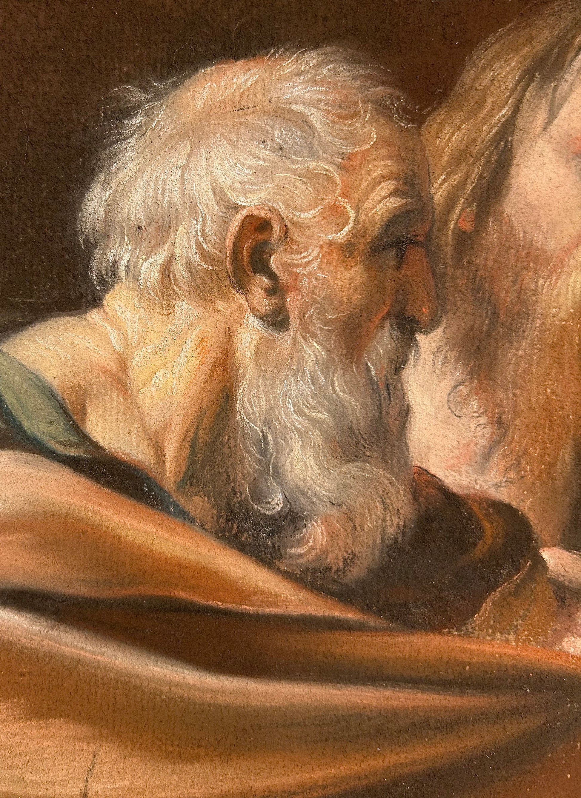 Robert Edge Pine - The Callings of St Andrew and St Peter, chalk on paper, 18th century - Darnley Fine Art
